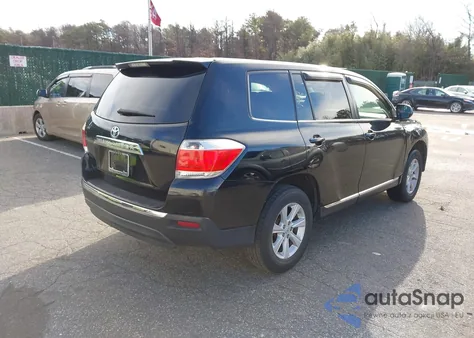 2013 Toyota Highlander из США, поврежденный, VIN 5TDZA3EH3DS044811